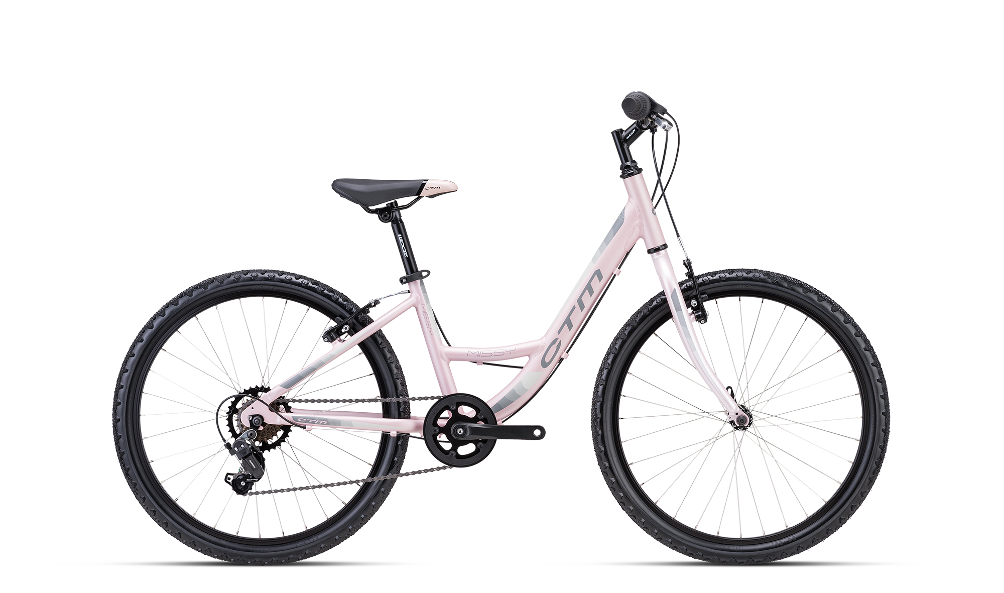 Bicicleta CTM MISSY - roz deschis mat 13