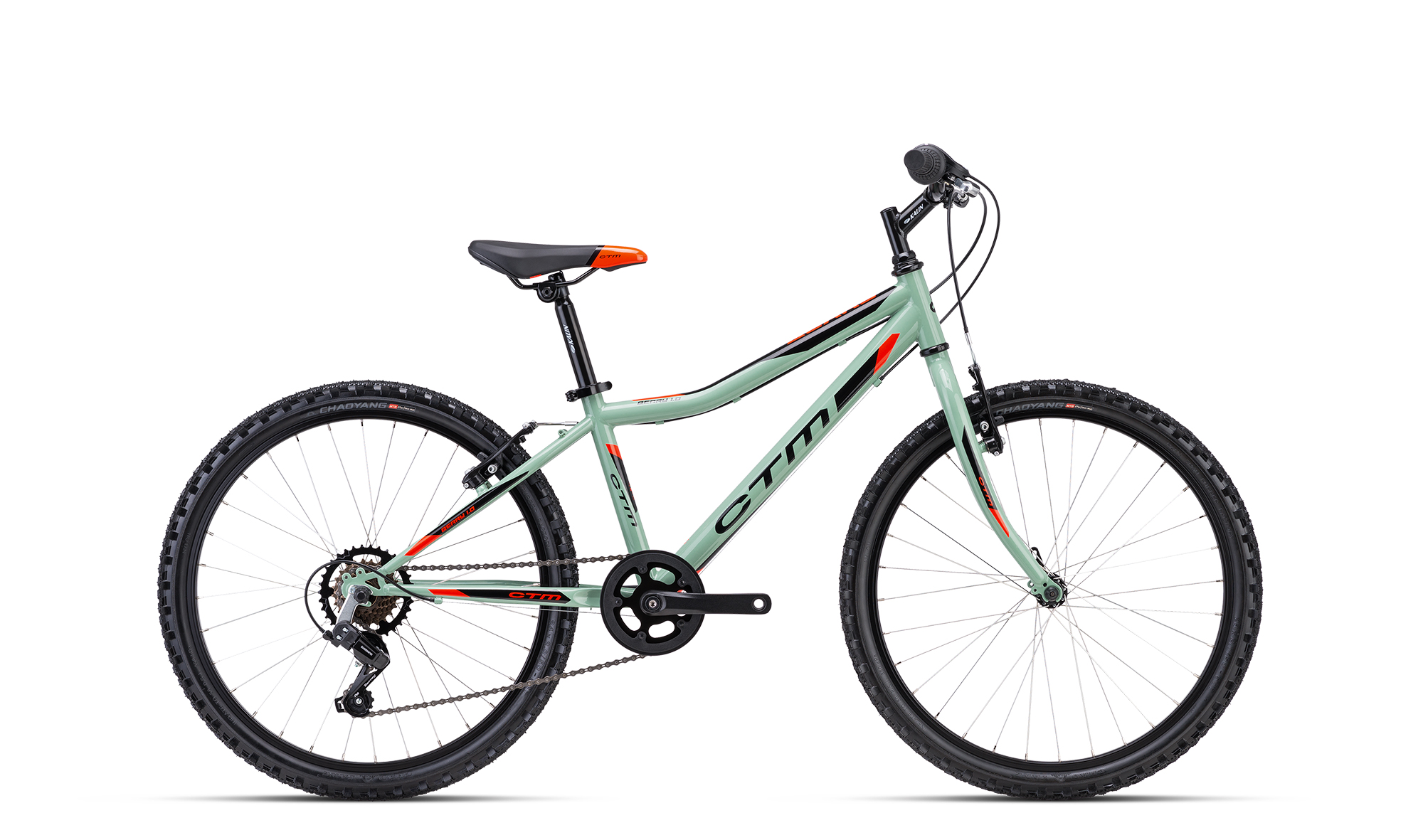 Bicicleta CTM BERRY 1.0 - gri verde / portocaliu 13