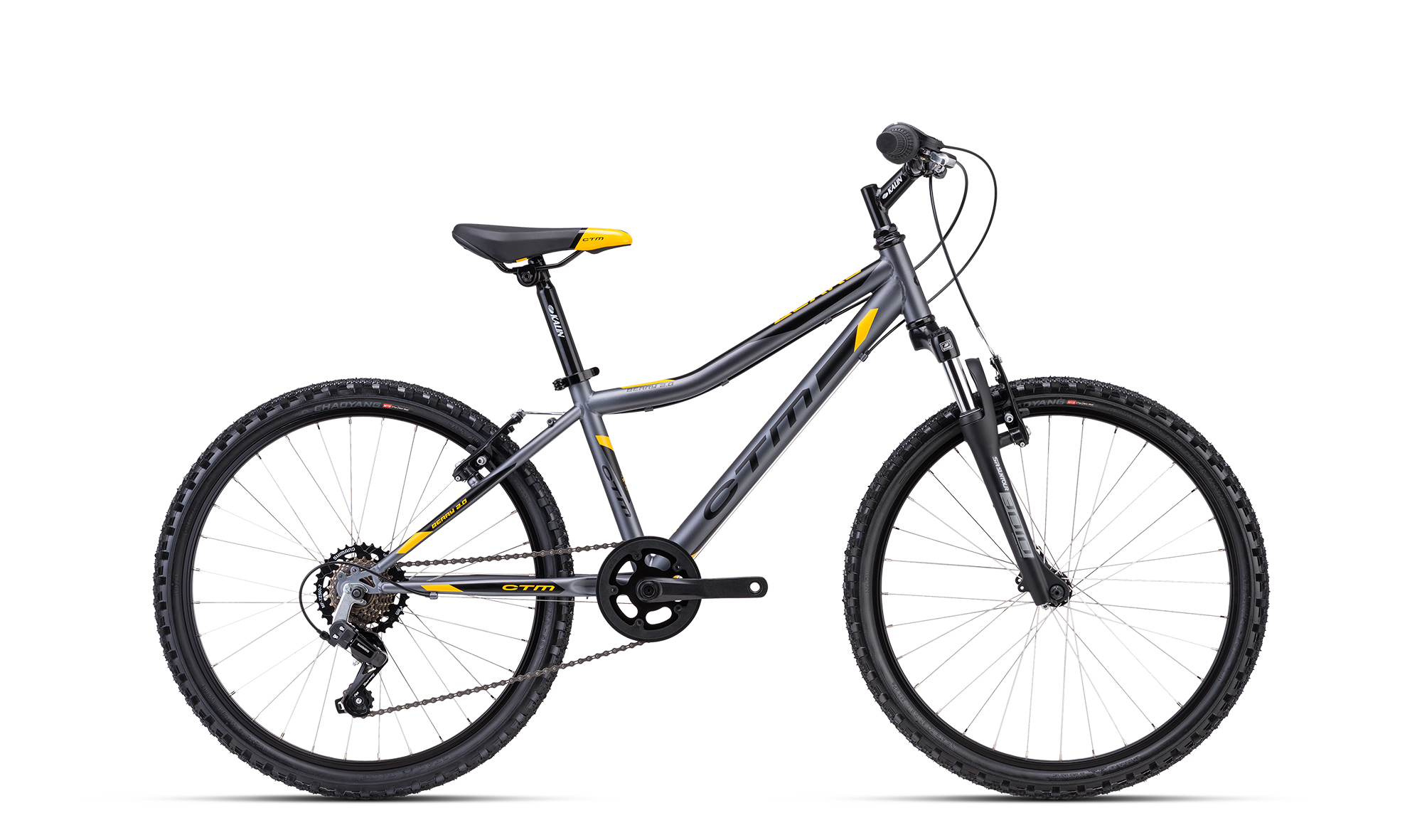 Bicicleta CTM BERRY 2.0 - gri inchis mat / mango 13