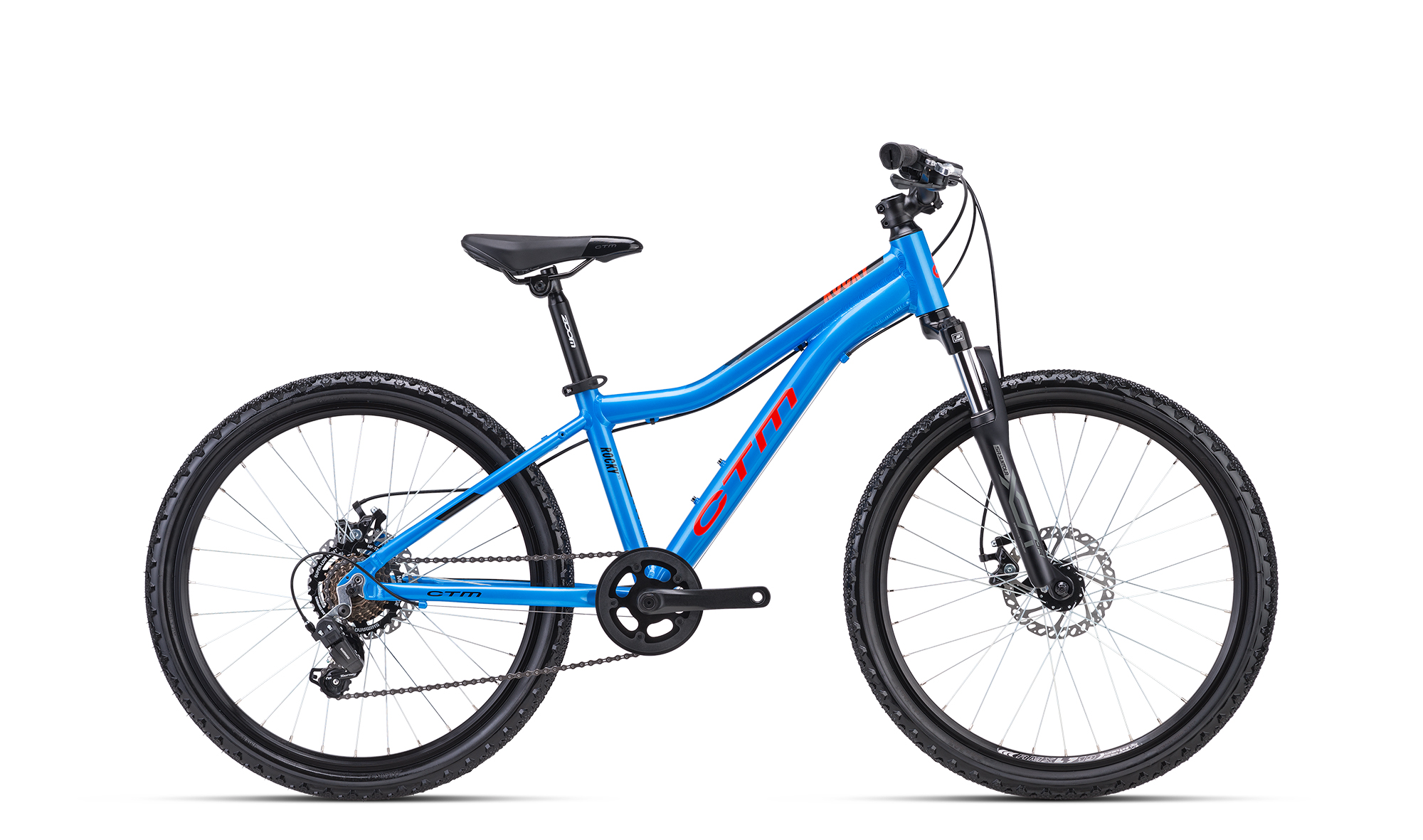 Bicicleta CTM ROCKY 3.0 - albastru perlat / rosu 13