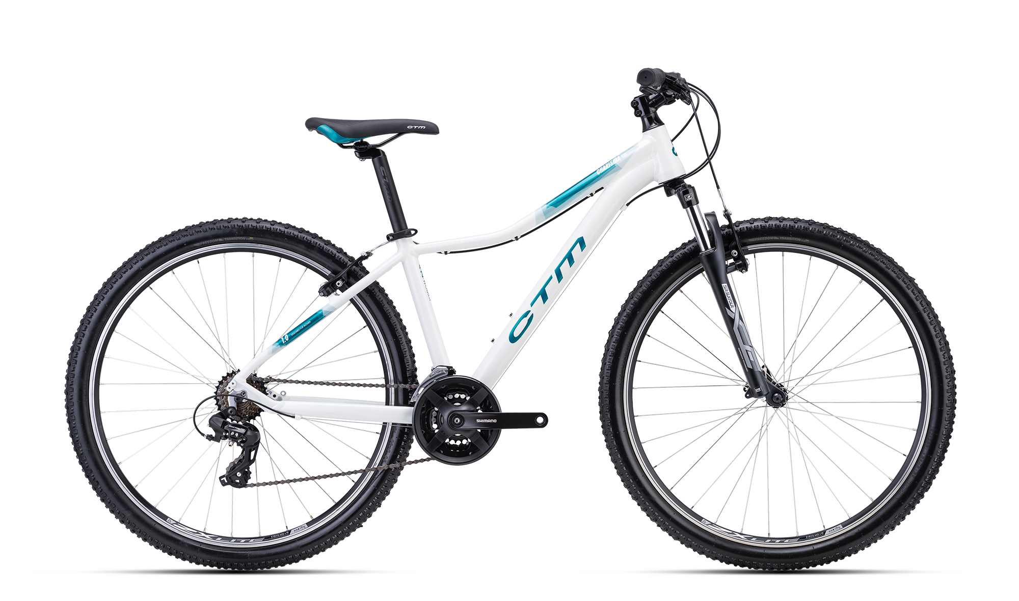 Bicicleta CTM CHARISMA 1.0 29 - alb perlat / menta L (18
