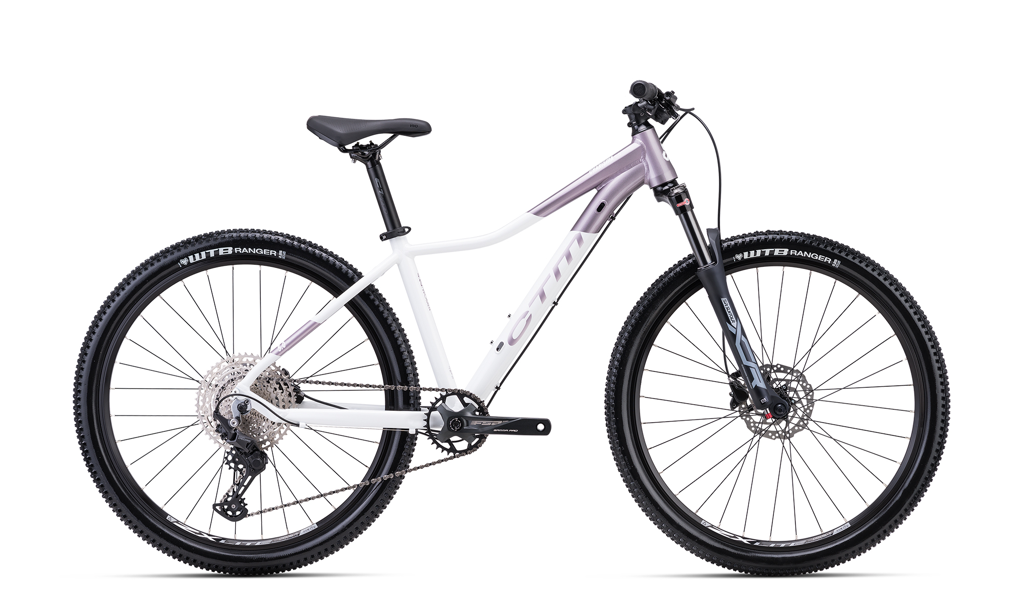Bicicleta CTM CHARISMA 5.0 27.5 - alb/gri-violet perlat L (18
