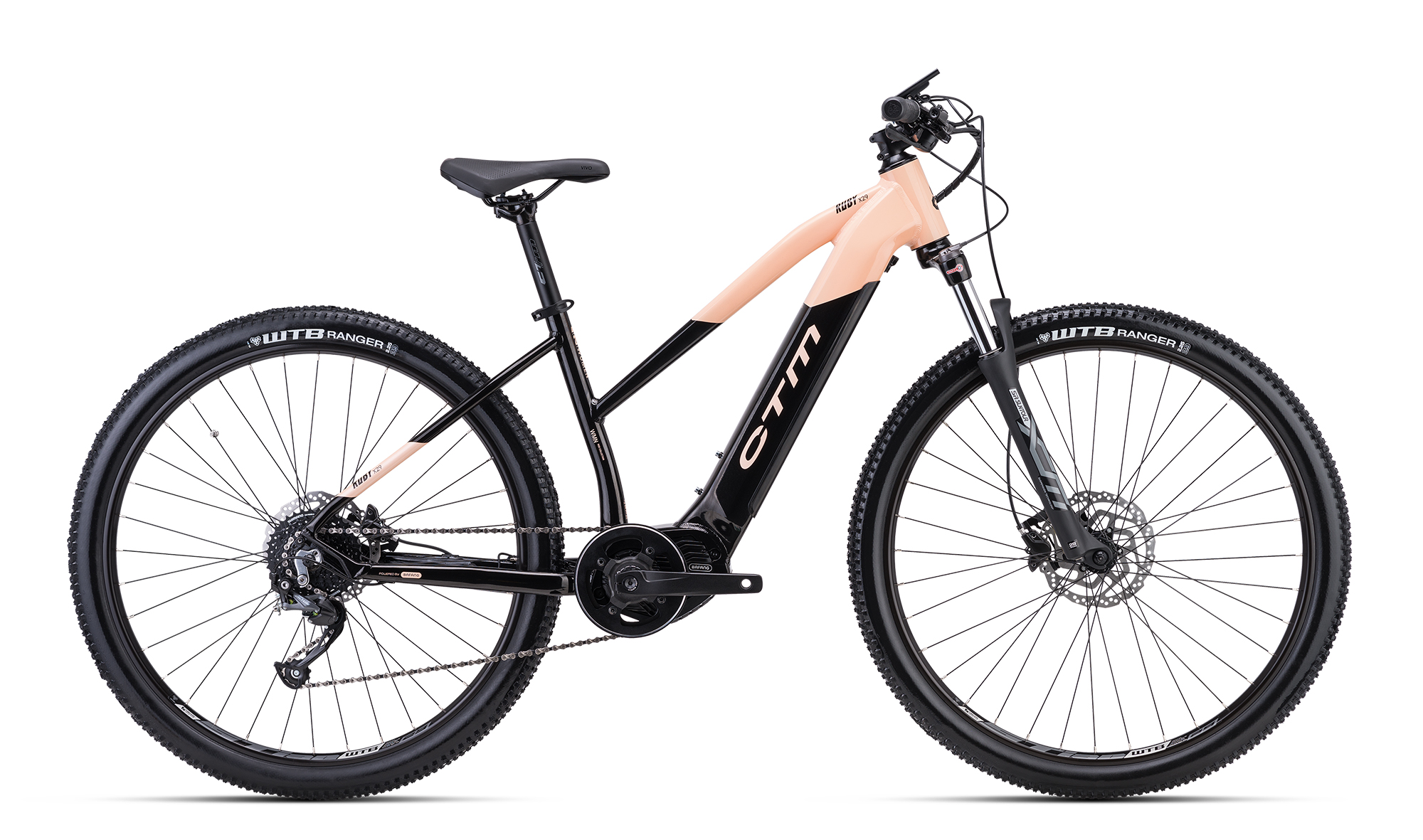 Bicicleta CTM RUBY X 29 - negru perlat / somon 18