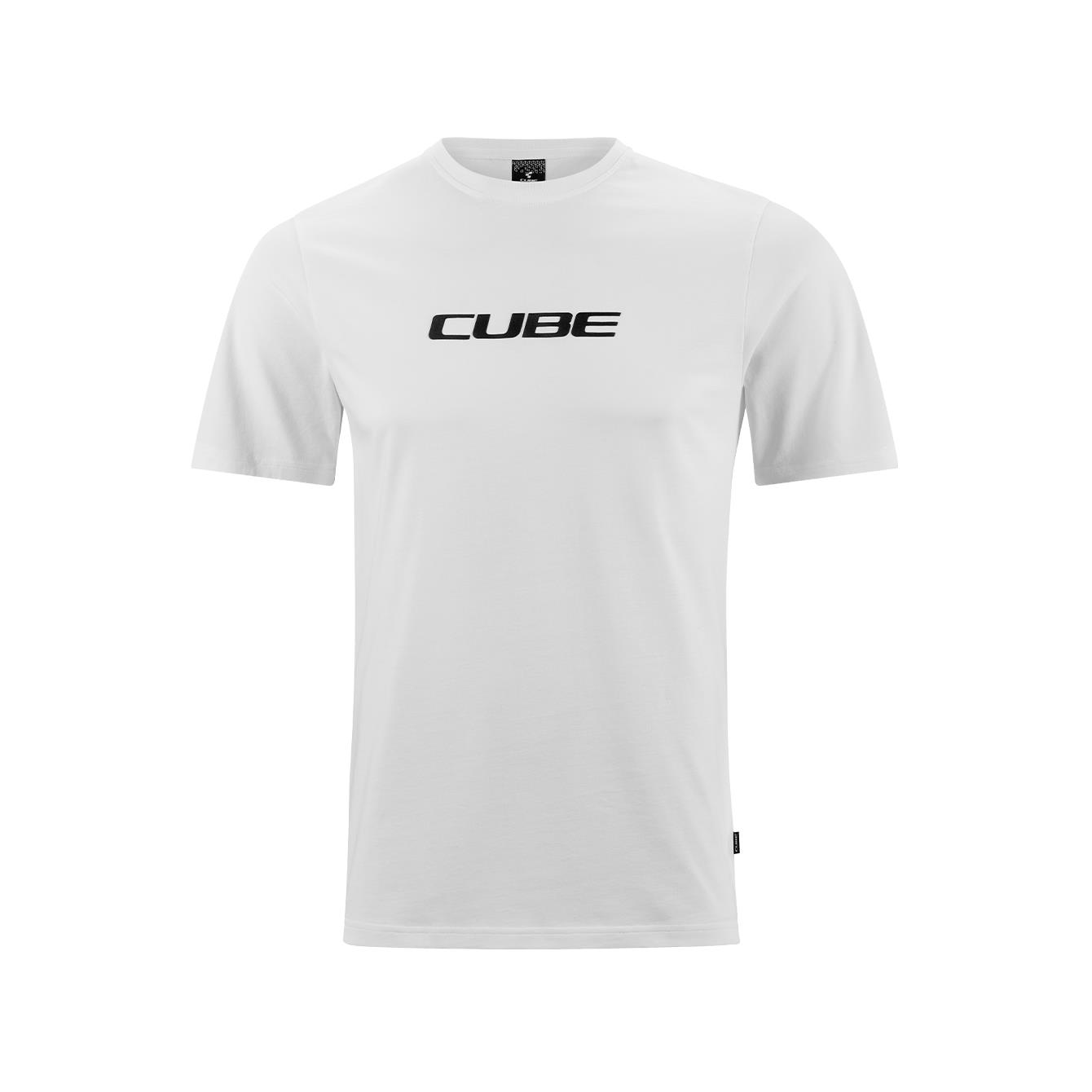 Tricou CUBE Organic T-Shirt Classic Logo white?n?black M