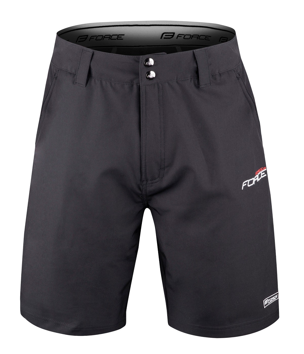Pantaloni Force Blade MTB cu sub-pantaloni cu bazon Negru XS