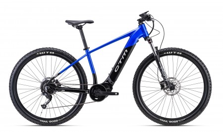 Bicicleta CTM PULZE - negru / albastru intens L (19")