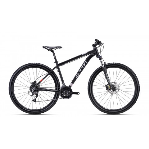 Bicicleta CTM REIN 3.0 29 - negru mat / argintiu L (20")