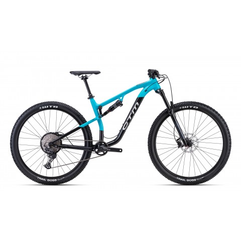 Bicicleta CTM SKAUT 3.0 - albastru laguna / negru S