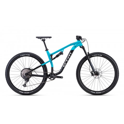 Bicicleta CTM SKAUT 3.0 - albastru laguna / negru M