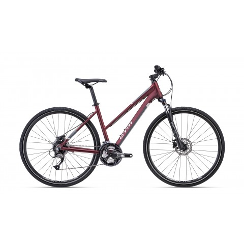 Bicicleta CTM BORA 2.0 - rosu mat perlat / gri L (18")