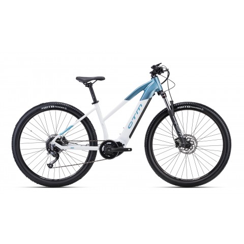 Bicicleta CTM RUBY X 29 - alb perlat / gri albastru 16"