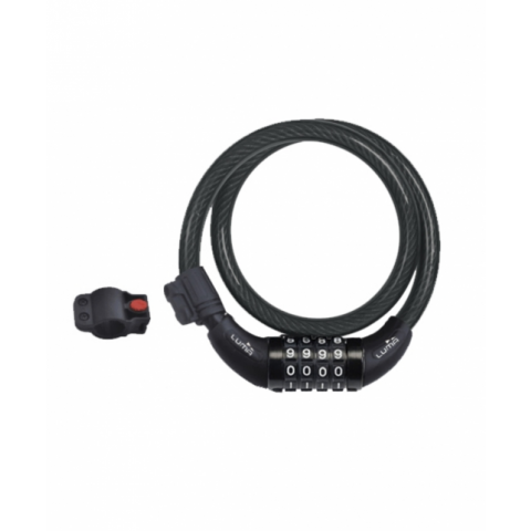 Lacat Luma Enduro Cable Match 8x80 negru C/B C36